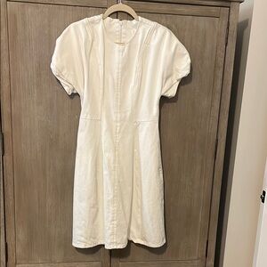 COS White Denim Dress
